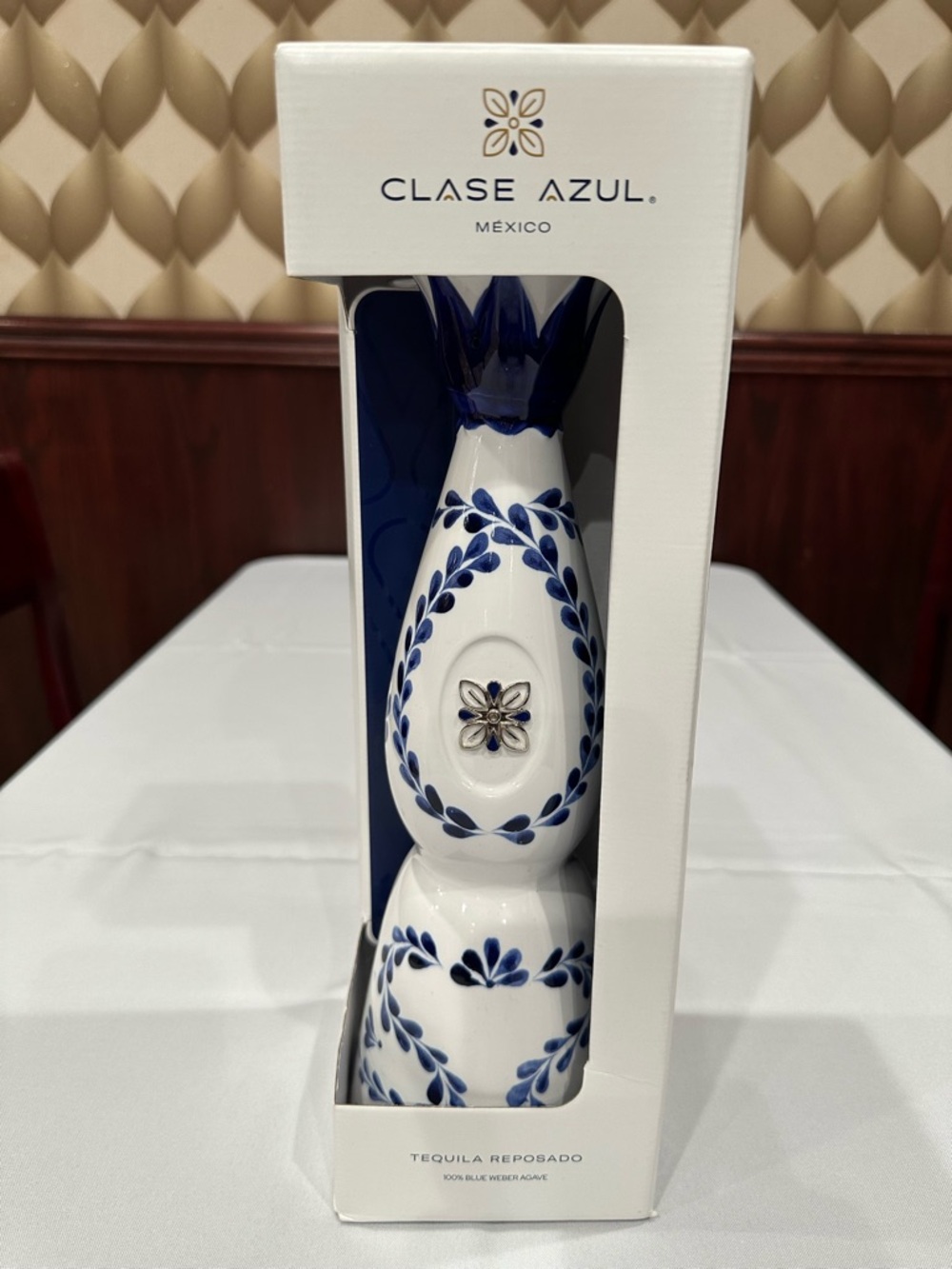 Claze azul empty tequila bottle 750 ml